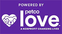 Petco Love logo with a hear sign for pet